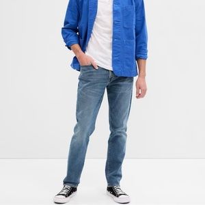 Men’s Straight Taper Gap Jeans stretch flex Size 36W 30L Regular 36x30